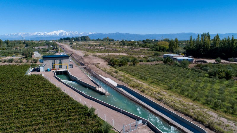 Pequeña central en Lunlunta